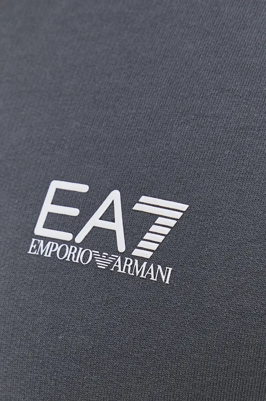szary EA7 Emporio Armani bluza bawełniana