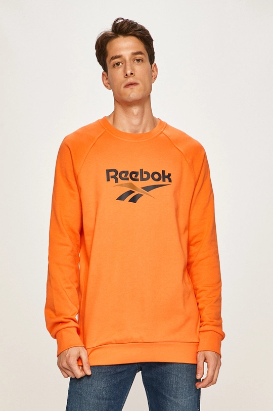 oranžová Reebok Classic - Mikina FM5031 Pánsky