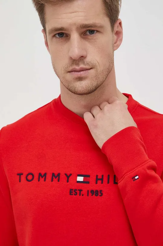 rdeča Tommy Hilfiger pulover