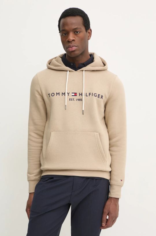 Μπλούζα Tommy Hilfiger μπεζ MW0MW11599