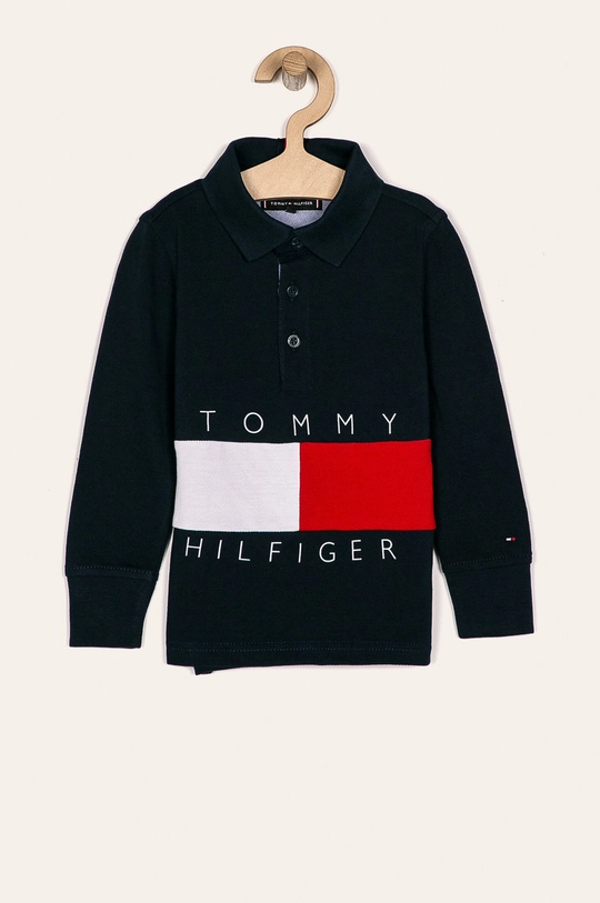 Tommy Hilfiger - Longsleeve copii 98-176 cm print bleumarin KB0KB05121