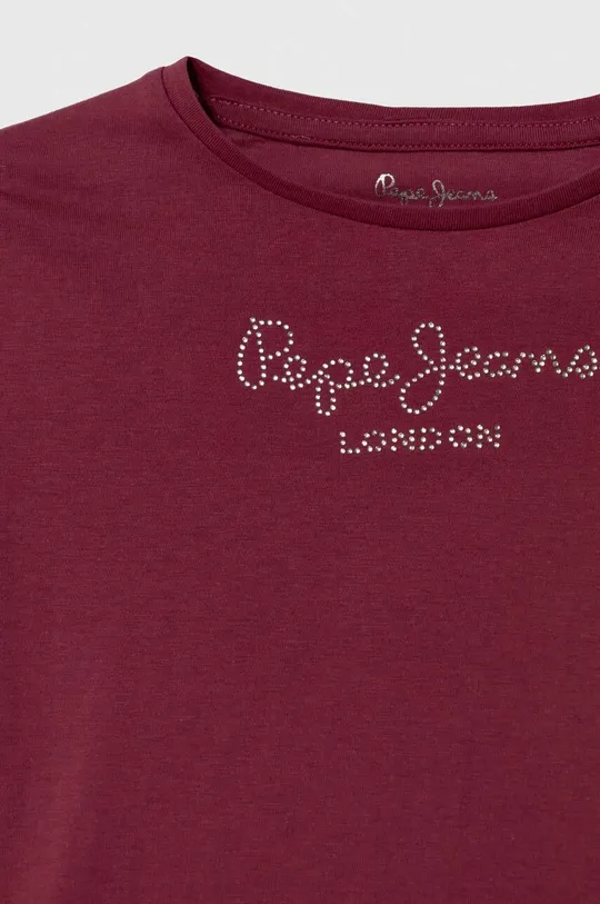 Dječja pamučna majica dugih rukava Pepe Jeans Temeljni materijal: 100% Pamuk