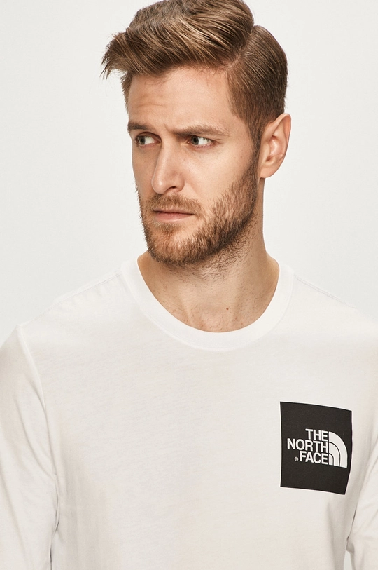 λευκό The North Face - Longsleeve Ανδρικά