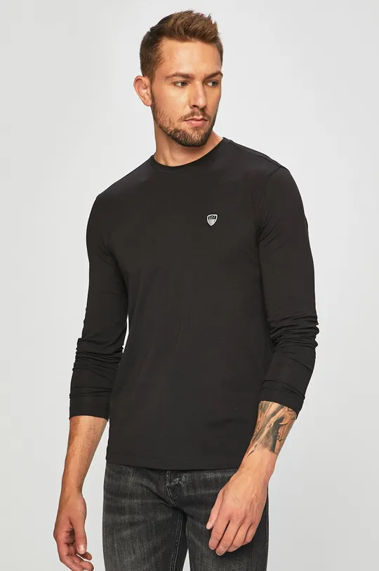 μαύρο EA7 Emporio Armani - Longsleeve Ανδρικά