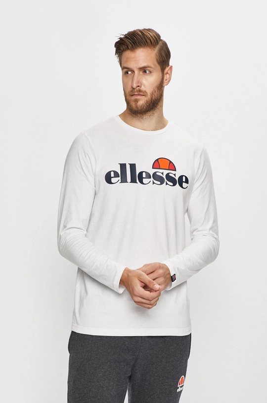 Ellesse - Longsleeve print alb SHC07406