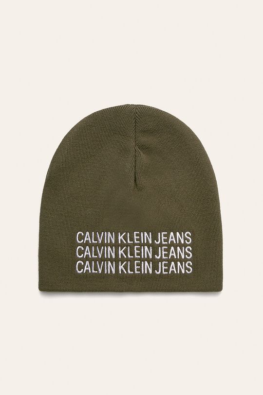 verde murdar Calvin Klein Jeans - Caciula De băieți