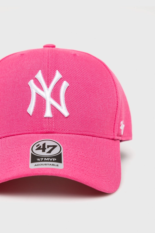 47brand - Czapka MLB New York Yankees 85 % Akryl, 15 % Wełna