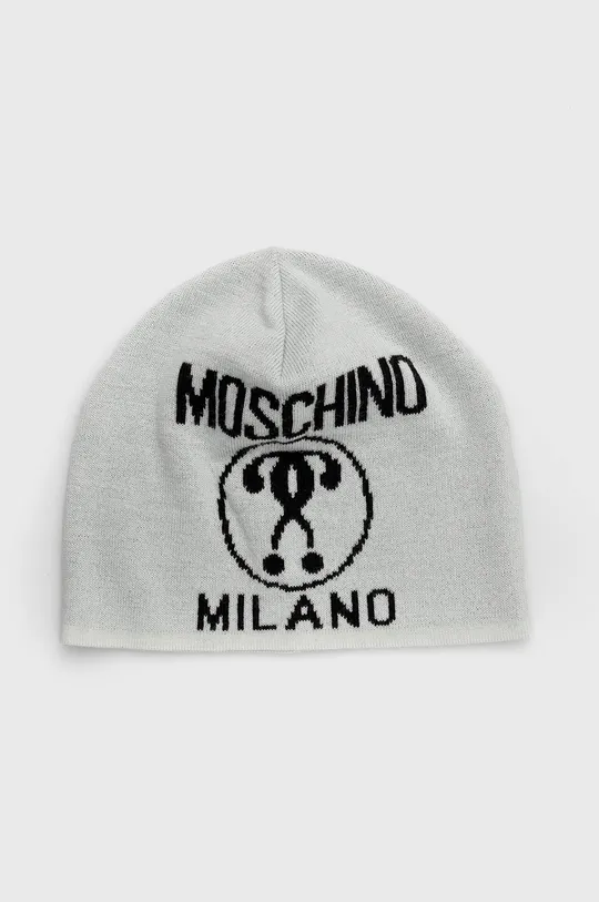grafitová Vlněný klobouk Moschino Dámský