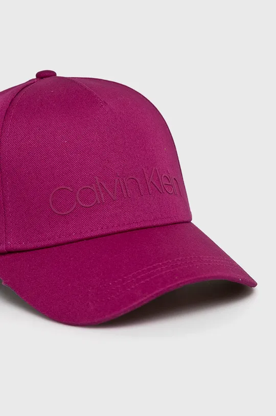 Calvin Klein - Čiapka fialová