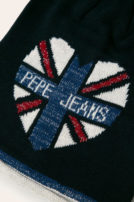 Pepe Jeans - Detská čiapka Miret Beanie tmavomodrá