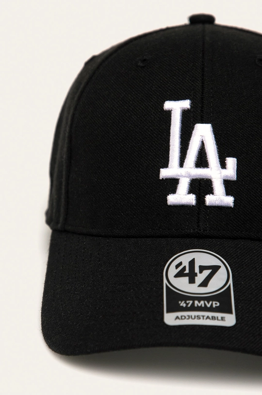 47brand - Czapka MLB Los Angeles Dodgers czarny