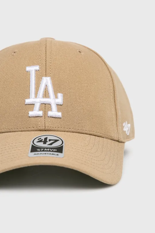 47 brand - Czapka MLB Los Angeles Dodgers 85 % Akryl, 15 % Wełna