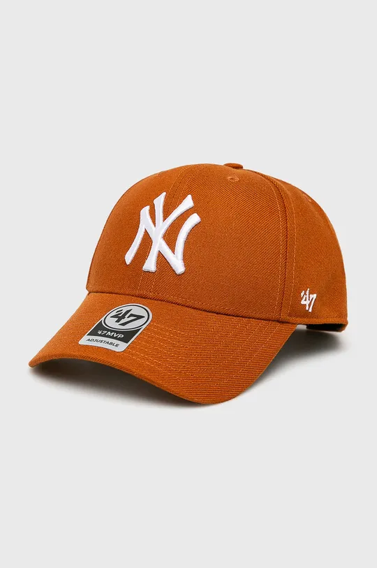 коричневый 47 brand - Кепка MLB New York Yankees Мужской