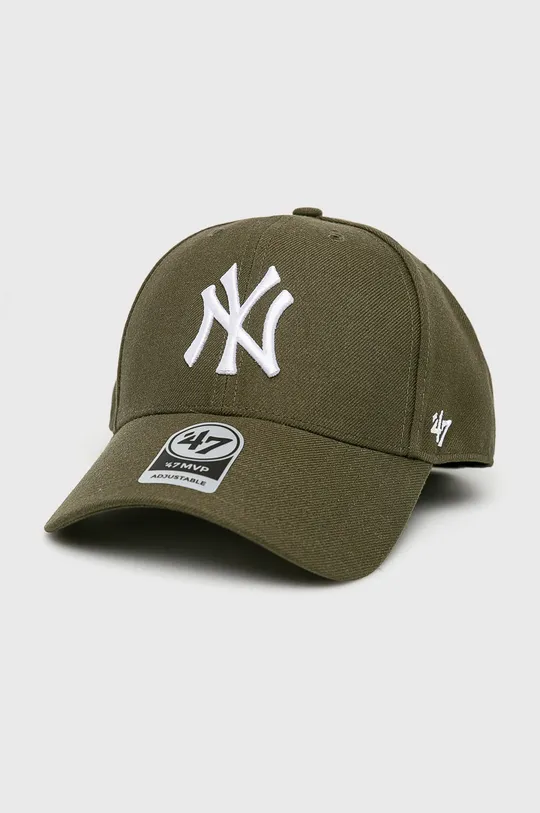 зелёный 47 brand - Кепка MLB New York Yankees Мужской