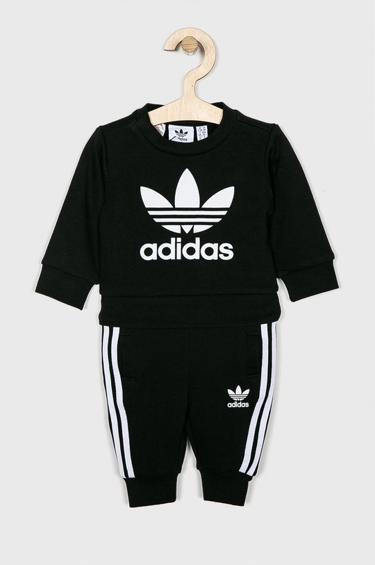 črna adidas Originals otroški komplet 62-104 cm Fantovski