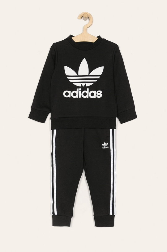 czarny adidas Originals - Dres dziecięcy 104-128 cm ED7728 Chłopięcy