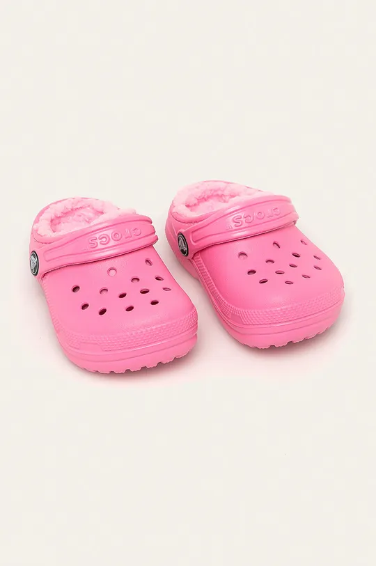Crocs - Детские шлепанцы розовый