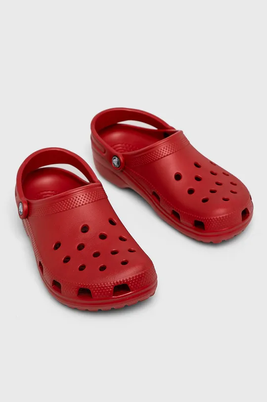 Crocs - Klapki Classic czerwony