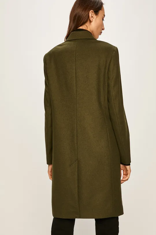Calvin Klein - Kabát  Podšívka: 55% Polyester, 45% Viskóza Základná látka: 15% Kašmír, 85% Panenská vlna Podšívka vrecka: 100% Bavlna