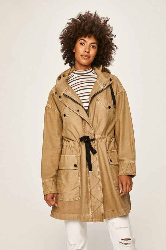 zielony Pepe Jeans - Parka Rebeca Damski