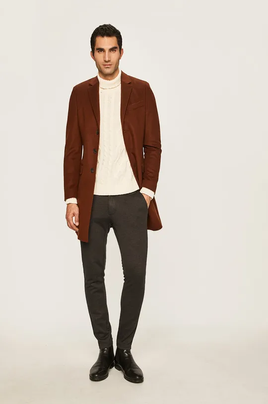 Tommy Hilfiger Tailored - Пальто коричневий