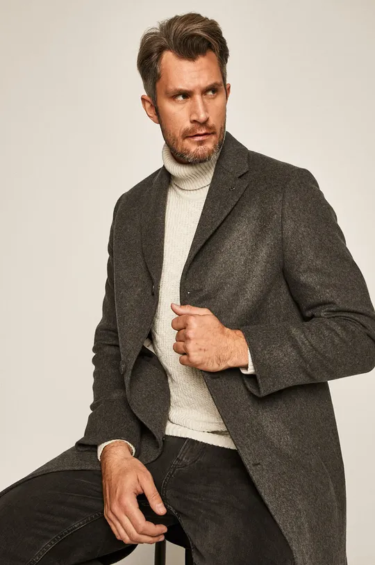 sivá Calvin Klein - Kabát