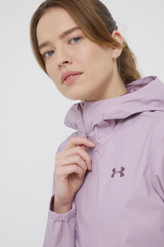 fioletowy Under Armour - Kurtka przeciwdeszczowa 1321443