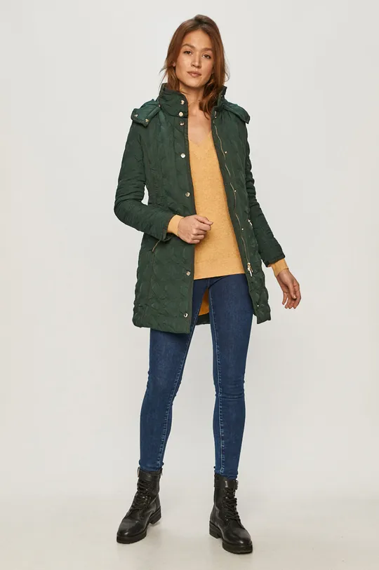 Desigual - Rövid kabát zöld