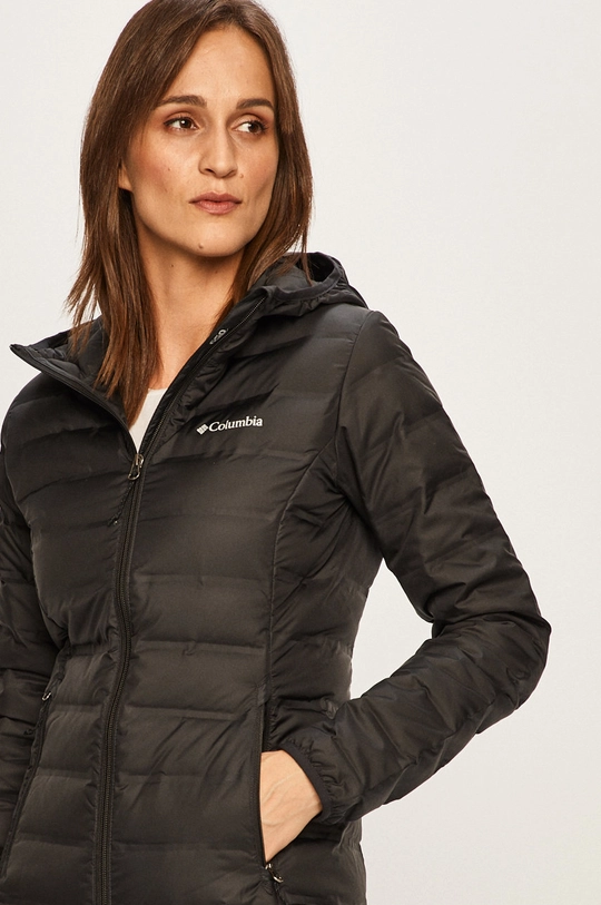 black Columbia sports down jacket