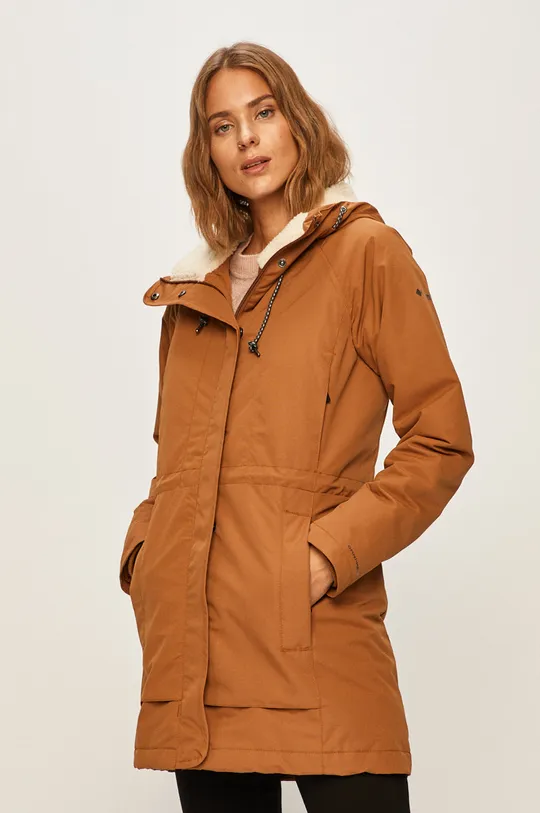 коричневый Куртка Columbia Женский