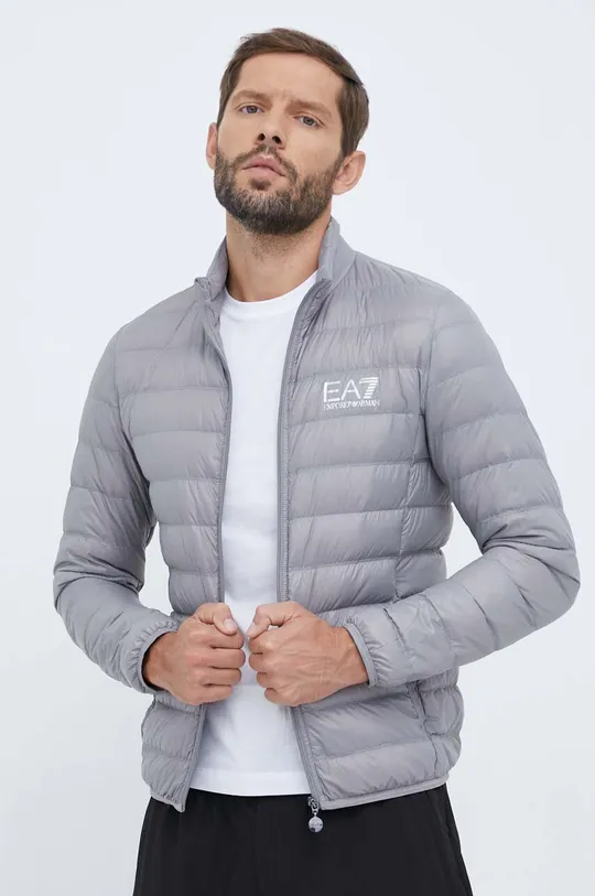 siva Pernata jakna EA7 Emporio Armani Muški