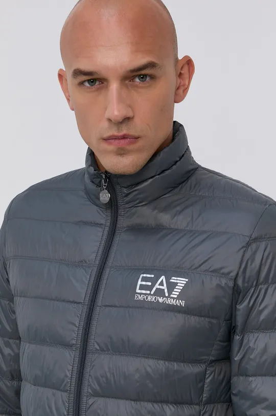сірий Пухова куртка EA7 Emporio Armani
