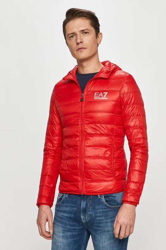 красный Пуховая куртка EA7 Emporio Armani