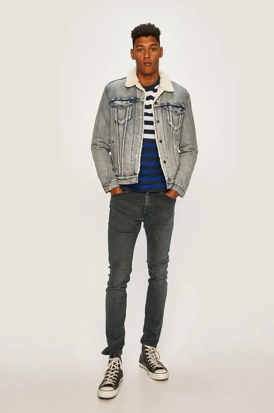 Levi's - Kurtka jeansowa niebieski