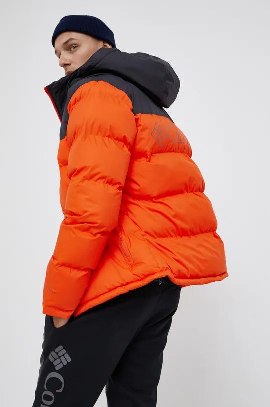orange Columbia jacket Iceline Men’s