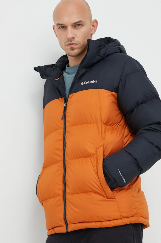 orange Columbia jacket Men’s