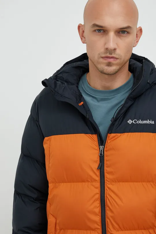 orange Columbia jacket