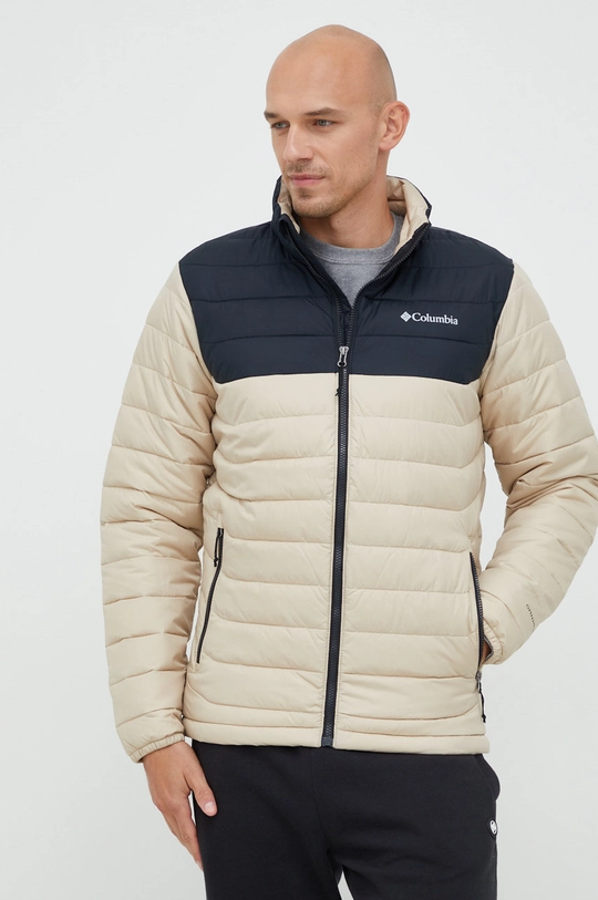 beige Columbia sports jacket Powder Lite Jkt