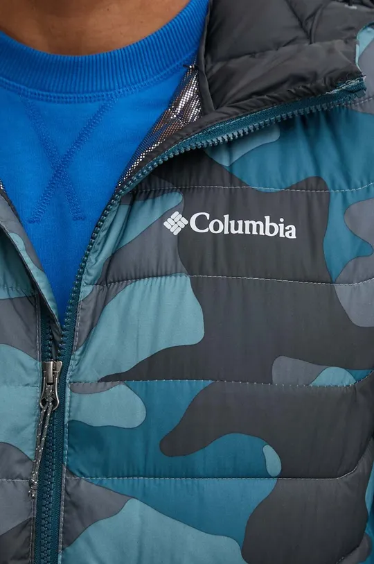 blue Columbia sports jacket Powder Lite Hooded Jkt