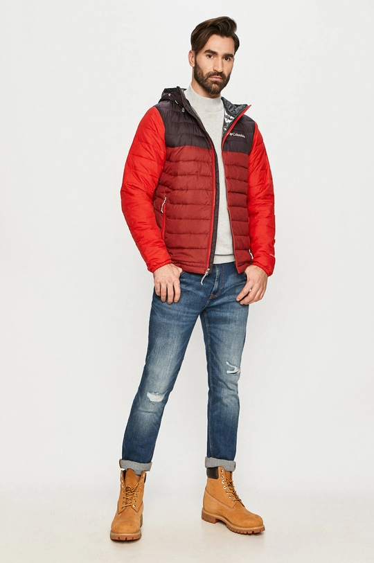 Columbia sports jacket Powder Lite Hooded Jkt red