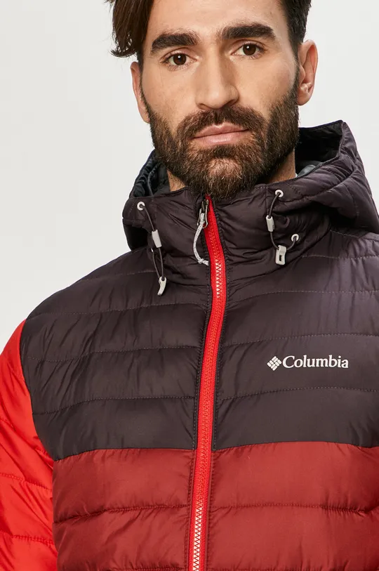 red Columbia sports jacket Powder Lite Hooded Jkt