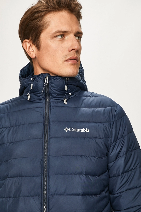 námořnická modř Sportovní bunda Columbia Powder Lite Hooded Jkt