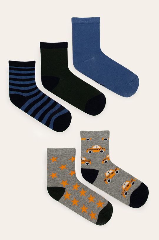 modrá Name it - Detské ponožky (5-pak) Chlapčenský