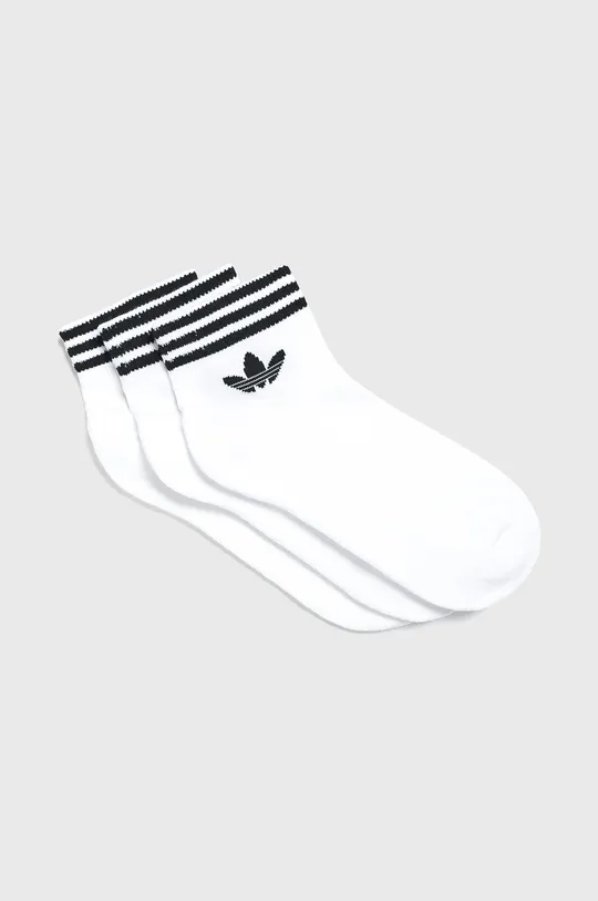 white adidas Originals socks (3-pack) Men’s