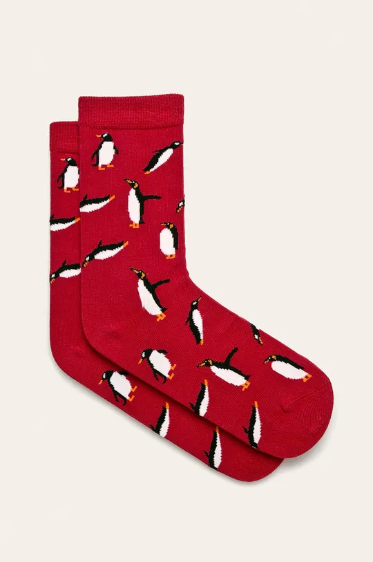 červená John Frank - Ponožky Dámsky