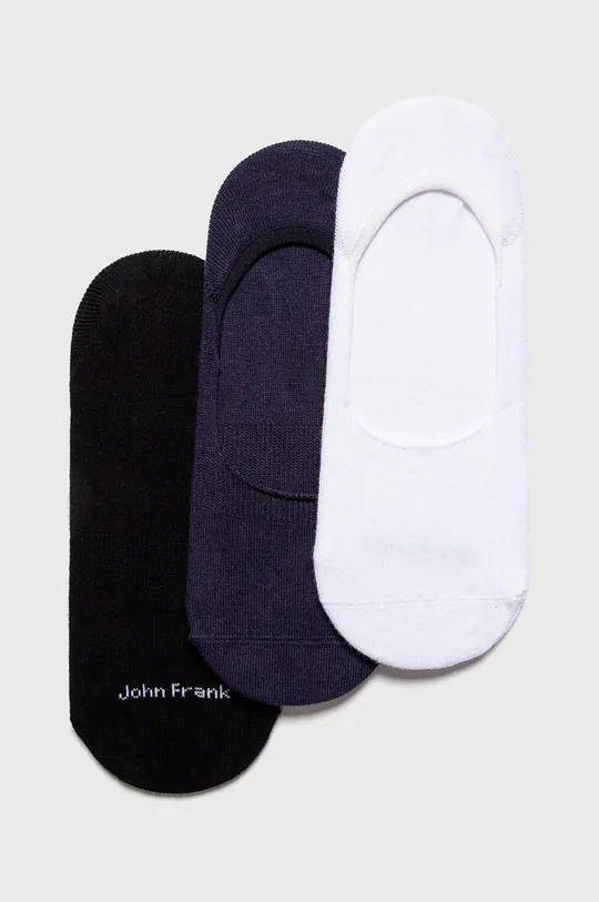 biela John Frank - Členkové ponožky (3-pak) Dámsky