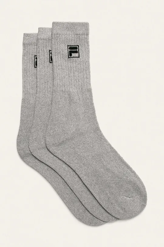 сірий Fila - Шкарпетки (3-pack) Жіночий
