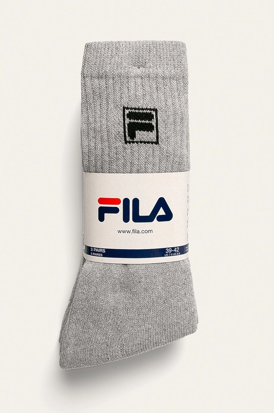 Fila - Шкарпетки (3-pack) сірий