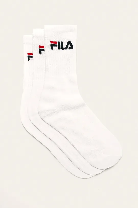 biela Fila - Ponožky (3-pack) Dámsky