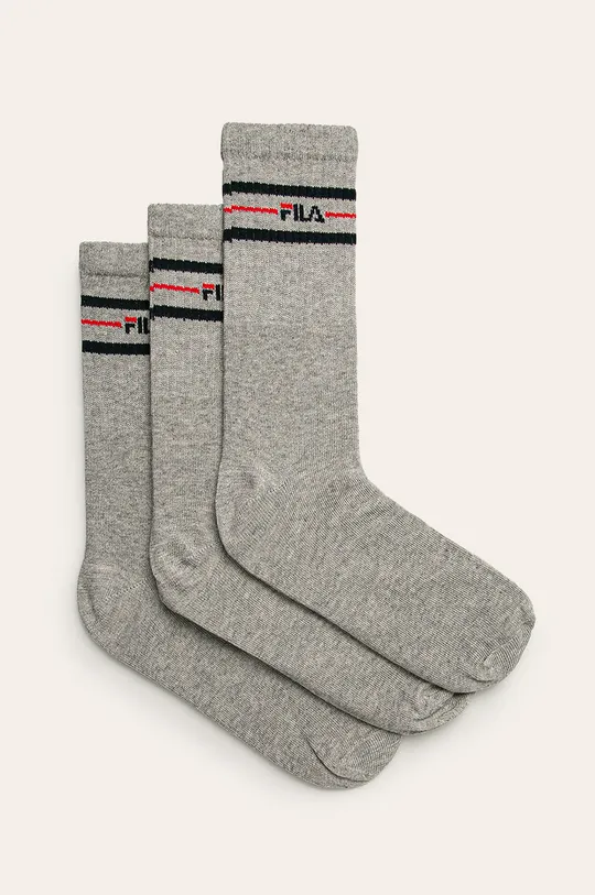сірий Fila - Шкарпетки (3-pack) Жіночий